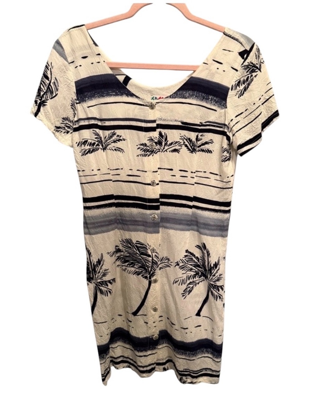 Jams World Vintage Mini Dress Size 7 Beachy Summer Vacation Resortwear